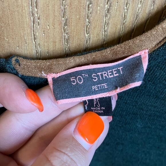 Hunter green patch elbow long sleeve size small - Picture 4 of 4